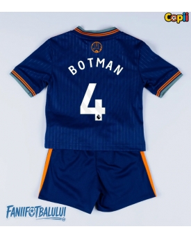 Newcastle United Sven Botman #4 Echipament de Fotbal Replică 2025-26 Copii Treilea (+ Șorturi)